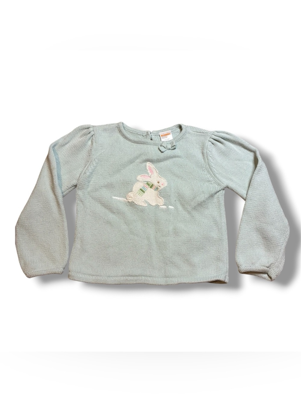 Gymboree 2008 Girls Winter Snowflake Bunny Knit Sweater Size 2T